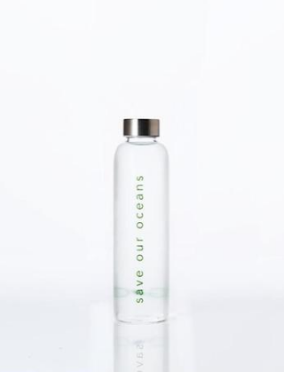 Image Title GLASS IS GREENER + CARRY COVER - 570 ML - BIRD PRINT
